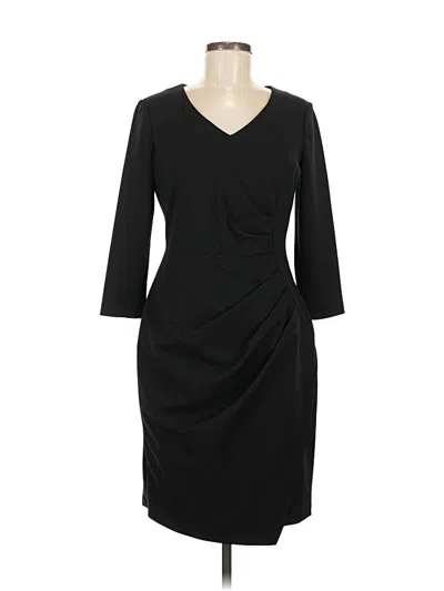 Pre-owned Nydj Cocktail Dress In Black