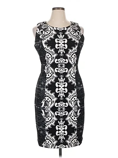 Pre-owned Nydj Cocktail Dress In Black