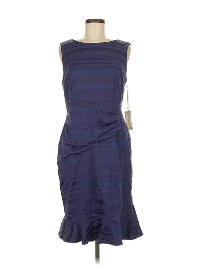 Pre-owned Nydj Cocktail Dress In Blue