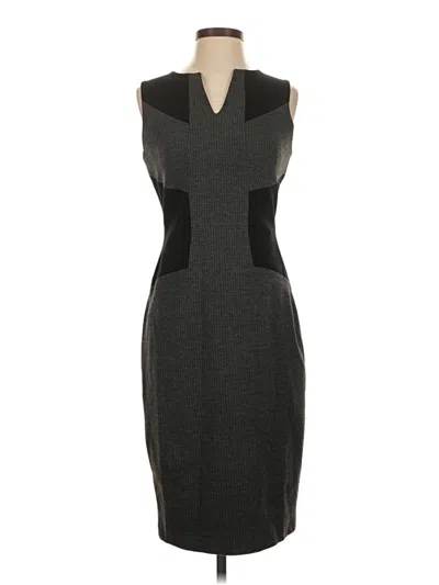 Pre-owned Nydj Cocktail Dress In Gray