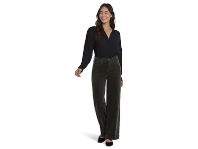 Nydj Cord Teresa Wide Leg In Gray