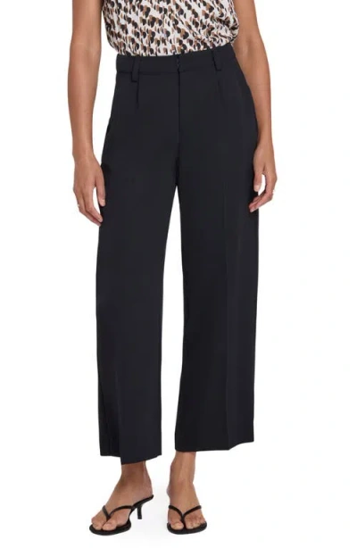 Nydj Wide Leg Ankle Trouser Pants In Blue