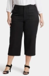 Nydj Crop Utility Pants In Black