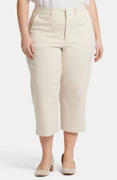 Nydj Crop Utility Pants In White Creek