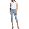 Nydj Dakota Womens Stretch Denim Cropped Jeans In Multi