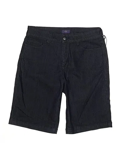 Pre-owned Nydj Denim Shorts In Black