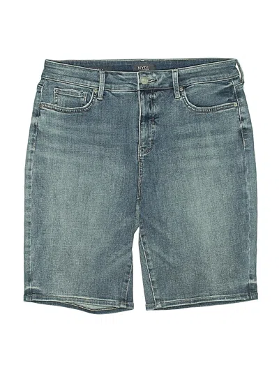 Pre-owned Nydj Denim Shorts In Blue