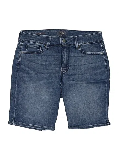 Pre-owned Nydj Denim Shorts In Blue