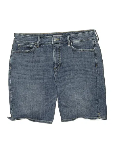 Pre-owned Nydj Denim Shorts In Blue