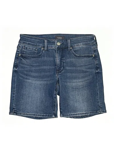 Pre-owned Nydj Denim Shorts In Blue