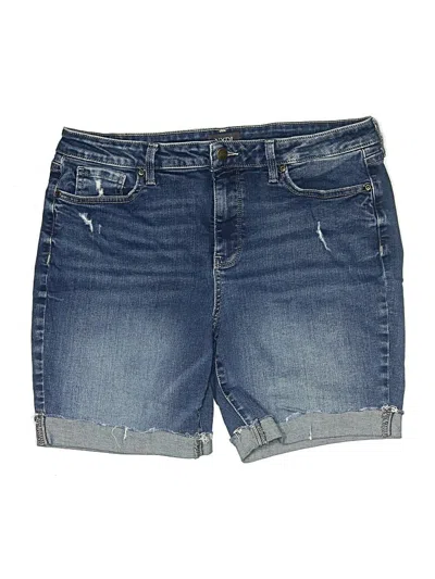 Pre-owned Nydj Denim Shorts In Blue