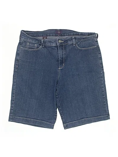 Pre-owned Nydj Denim Shorts In Blue