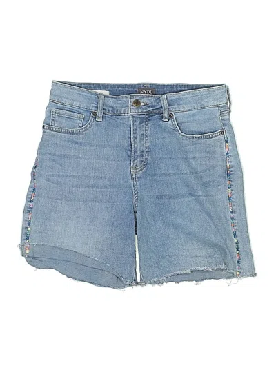 Pre-owned Nydj Denim Shorts In Blue