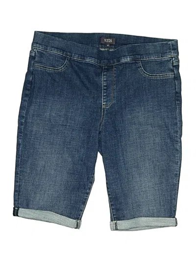 Pre-owned Nydj Denim Shorts In Blue