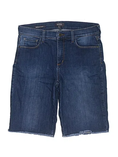 Pre-owned Nydj Denim Shorts In Blue