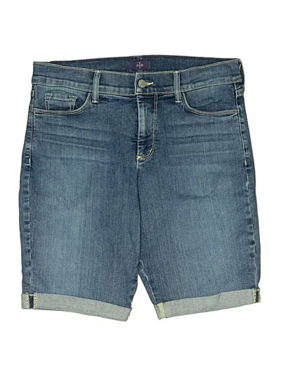 Pre-owned Nydj Denim Shorts In Blue