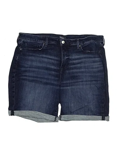 Pre-owned Nydj Denim Shorts In Blue