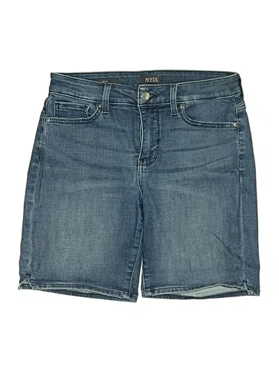 Pre-owned Nydj Denim Shorts In Blue
