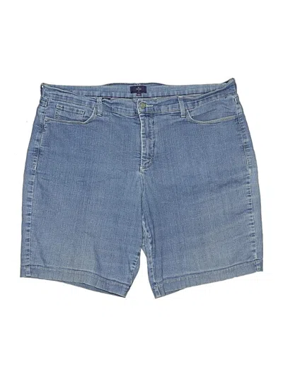 Pre-owned Nydj Denim Shorts In Blue