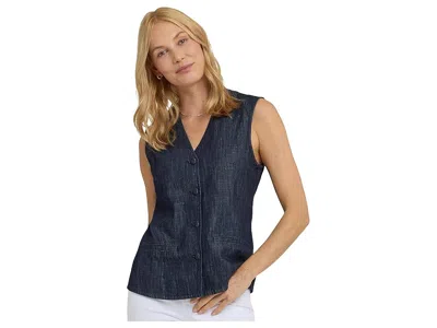 Nydj Denim Vest In Purple