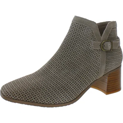 Nydj Denisgo Womens Faux Suede Block Heel Ankle Boots