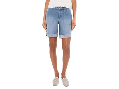 Nydj Diana Shorts Women's Shorts Distressed Vista Lakes: 2 8 In Blue