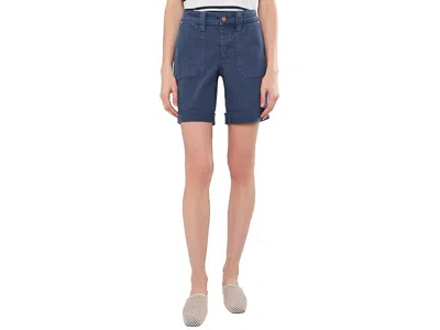 Nydj Diana Shorts Women's Shorts Vintage Navy: 0 8 In Blue