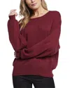 Nydj Dolman Sweater In Burgundy