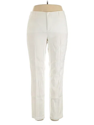 Pre-owned Nydj Dress Pants In White