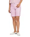 Nydj Ella Side Slit Denim Bermuda Shorts