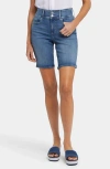 Nydj Ella High Waist Denim Shorts In Costa Brava