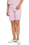 Nydj Ella Side Slit Denim Bermuda Shorts