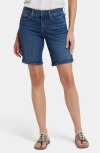 Nydj Ella Side Slit Denim Shorts In Rio Rapids