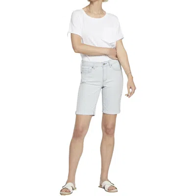 Nydj Ella Womens Pinstripe Denim Denim Shorts In Multi