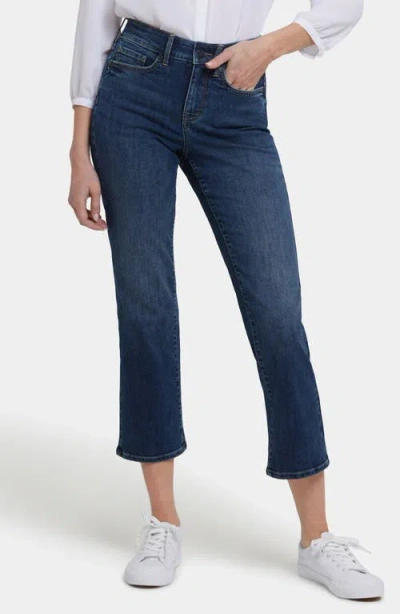 Nydj Ellison High Waist Ankle Straight Leg Jeans In Blue