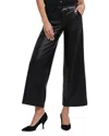 Nydj Faux Leather Ankle Pants In Black