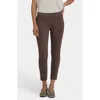 Nydj Faux Suede Leggings In Brown