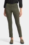 Nydj Faux Suede Leggings In Vine Leaf