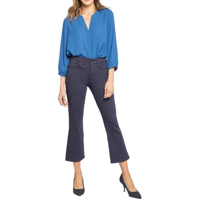 NYDJ FIONA WOMENS TUMMY SLIMMING POLYESTER FLARED JEANS