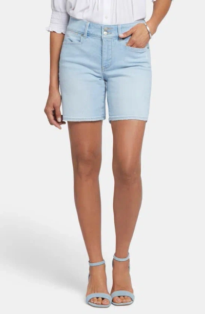 Nydj Frankie Mid Length Relaxed Denim Shorts In Estrella