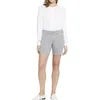 Nydj Frankie Womens Heathered Denim Denim Shorts In Multi