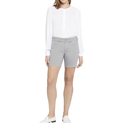 Nydj Frankie Womens Heathered Denim Denim Shorts In Charisma