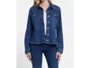 Nydj Frayed Denim Jacket In Rio Rapids In Multi