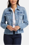 Nydj Frayed Hem Jean Jacket In Lakefront