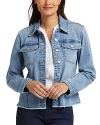 Nydj Frayed Hem Jean Jacket In Lakefront