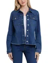 Nydj Frayed Hem Jean Jacket In Rio Rapids