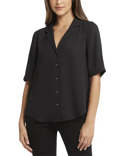 Nydj Gabrielle Blouse In Black