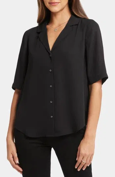 NYDJ NYDJ GABRIELLE FLORAL PRINT CAMP SHIRT