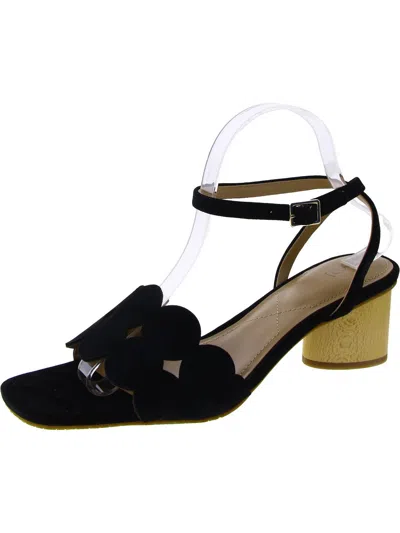 Nydj Gilbert Womens Cut-out Square Toe Heels In Black