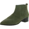 Nydj Gillan Womens Suede Pointed Toe Chelsea Boots In Multi